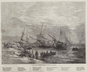 La pesca de arenques en Lowestoft de Edward Duncan